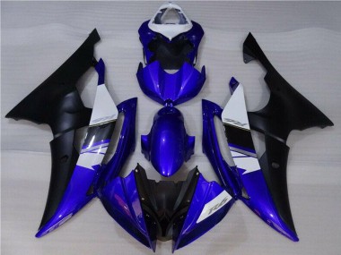 2008-2016 White Blue Matte Black Yamaha YZF R6 Motorcycle Fairings Canada