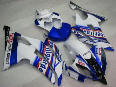 2008-2016 White Blue Red Sterilgarda Volvo Fimer Yamalube Yamaha YZF R6 Motorcycle Fairings Canada