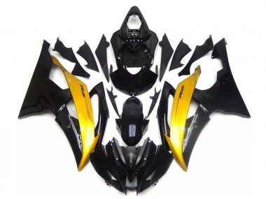 2008-2016 Gold Glossy Black Yamaha YZF R6 Motorcycle Fairing Canada