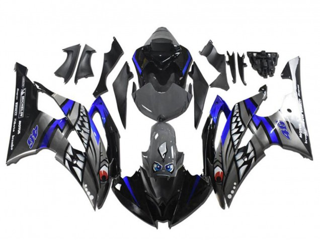 2008-2016 Blue Silver Grey Shark Yamaha YZF R6 Motorcycle Fairings Canada