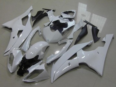 2008-2016 Glossy White Yamaha YZF R6 Motorcycle Fairing Canada