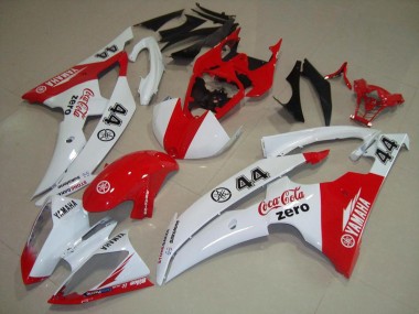 2008-2016 White Red Cocacola 44 Yamaha YZF R6 Motorcycle Fairings Canada