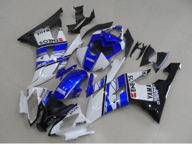2008-2016 White Blue Glossy Black ENEOS Yamalube Yamaha YZF R6 Motorcycle Fairings Canada