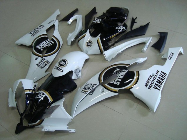 2008-2016 White Glossy Black Lucky Strike Motul Michelin 34 Yamaha YZF R6 Motorcycle Fairings Canada