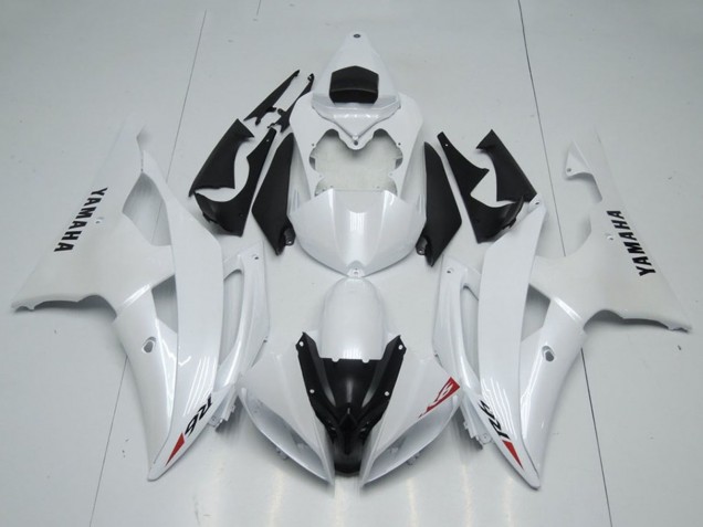 2008-2016 Glossy White Yamaha YZF R6 Motorcycle Fairings Canada