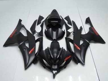 2008-2016 Matte Black Red Decals Yamaha YZF R6 Motorcycle Fairings Canada