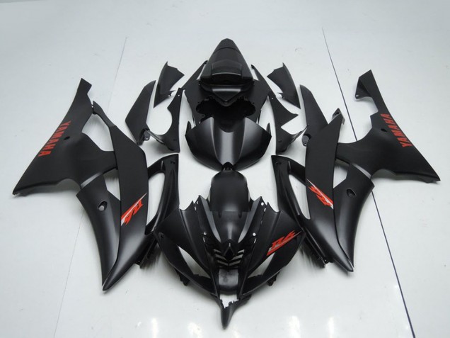 2008-2016 Matte Black Red Decals Yamaha YZF R6 Motorcycle Fairings Canada