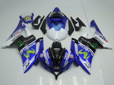 2008-2016 Blue White Glossy Black Green Monster MoviStar Yamalube ENEOS Yamaha YZF R6 Motorcycle Fairings Canada