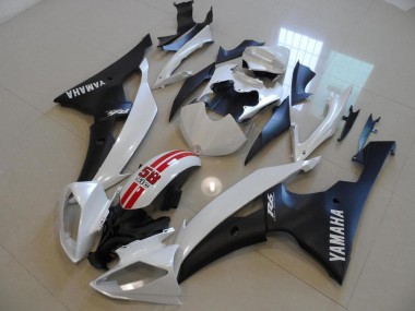 2008-2016 White Red Matte Black Yamaha YZF R6 Bike Fairings Canada