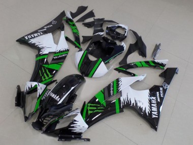 2008-2016 White Glossy Black Green Monster Motul Yamaha YZF R6 Motorcycle Fairings Canada