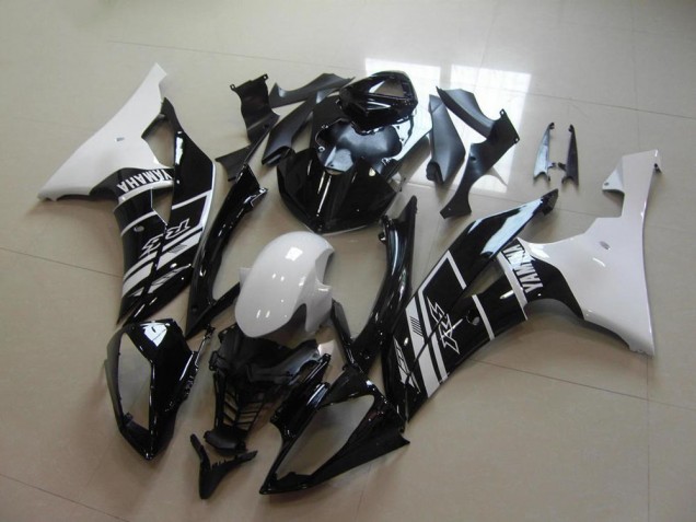 2008-2016 White Glossy Black Yamaha YZF R6 Motorcycle Fairing Canada