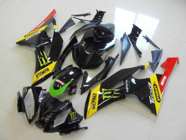 2008-2016 Yellow Red Glossy Black Green Monster Motul Yamaha YZF R6 Motorcycle Fairing Canada