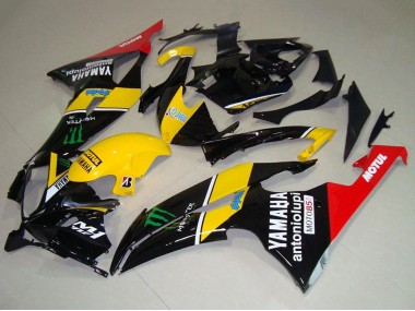 2008-2016 Yellow Red Glossy Black Green Monster Motul Yamaha YZF R6 Motorcycle Fairings Canada