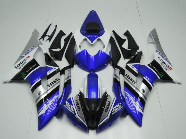 2008-2016 White Blue Silver Black Monster ENEOS Yamalube Semakin Didepan Yamaha YZF R6 Motorcycle Fairings Canada