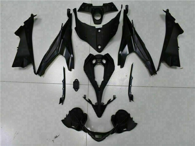 2009-2011 Matte Black Red Stripe Kawasaki EX650 Motorcycle Fairings Canada
