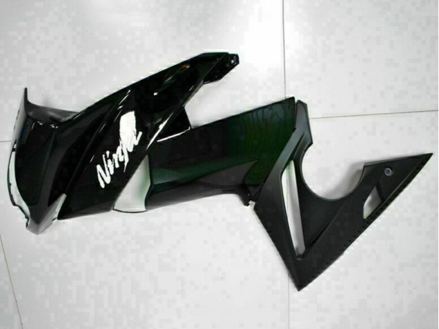 2009-2011 Glossy Black White Decal Kawasaki EX650 Motorcycle Fairings Canada