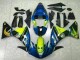 2009-2011 Blue Yellow Shark Yamaha YZF R1 Motorcycle Fairings Canada
