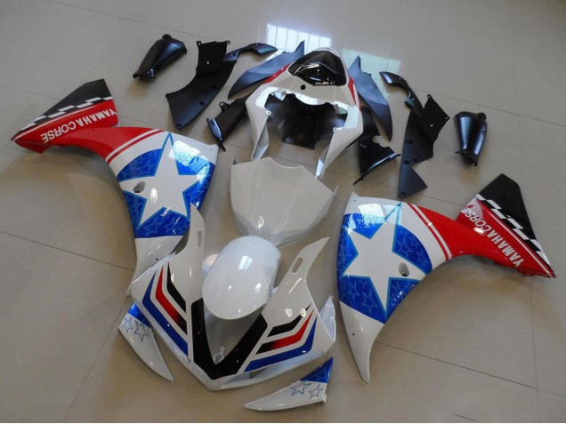 2009-2011 White Blue Red Black Ducati Star Style Yamaha YZF R1 Motorcycle Fairings Canada
