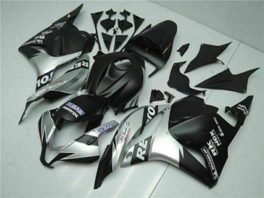 2009-2012 Silver Matte Black Repsol Honda CBR600RR Motorcycle Fairings Canada