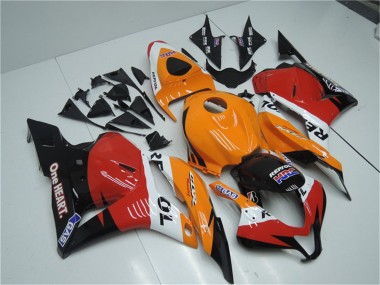 2009-2012 Orange White Red Glossy Black Repsol Honda CBR600RR Full Motorcycle Fairing Kits Canada