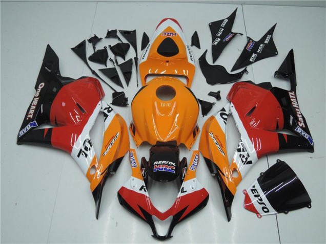 2009-2012 Orange White Red Glossy Black Repsol Honda CBR600RR Full Motorcycle Fairing Kits Canada