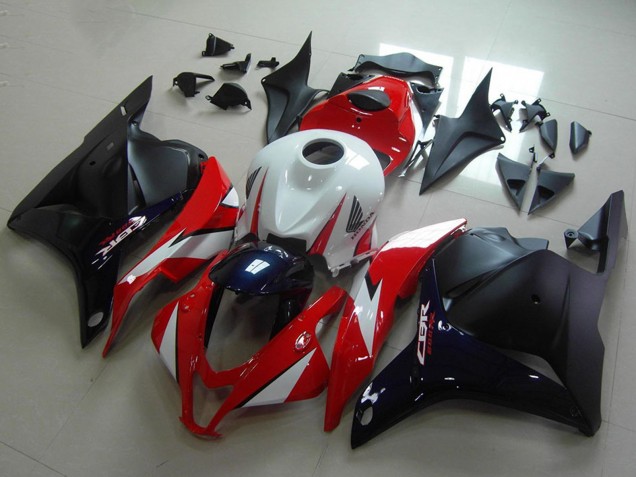 2009-2012 White Red Dark Blue Glossy Black Honda CBR600RR Motorcycle Fairings Canada
