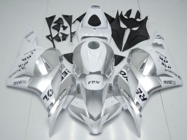 2009-2012 White Silver Black Repsol Honda CBR600RR Motorcycle Fairings Canada