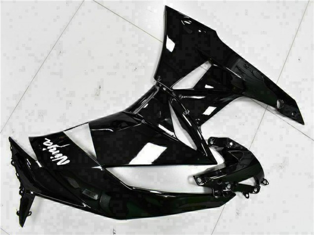 2009-2012 Glossy Black White Ninja Kawasaki ZX6R Motorcycle Fairings Canada