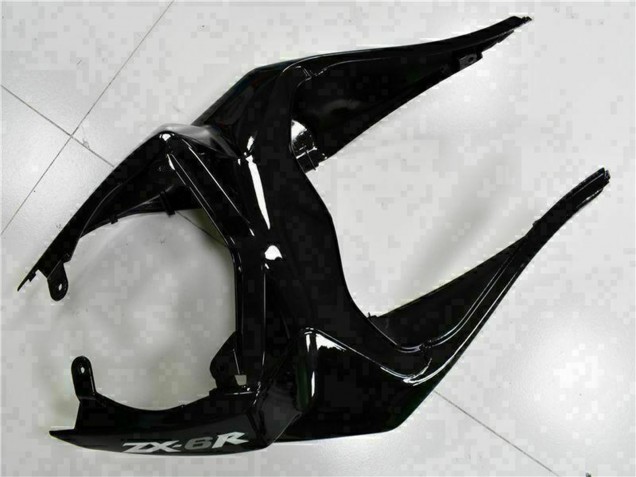 2009-2012 Glossy Black White Ninja Kawasaki ZX6R Motorcycle Fairings Canada