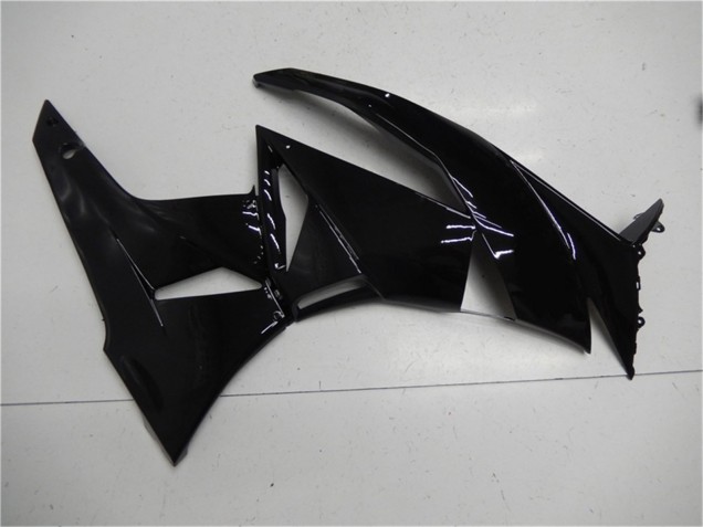 2009-2012 Glossy Black Kawasaki ZX6R Motorcycle Fairings Canada