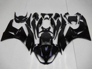 2009-2012 Glossy Black Kawasaki ZX6R Motorcycle Fairings Canada
