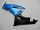 2009-2012 Light Blue Glossy Black Kawasaki ZX6R Motorcycle Fairings Canada