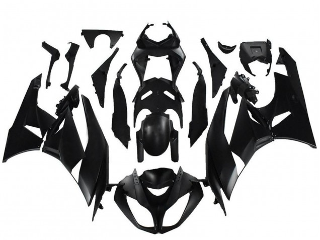 2009-2012 Matte Black Kawasaki ZX6R Motorcycle Fairings Canada