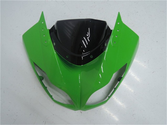 2009-2012 Green Glossy Black Kawasaki ZX6R Motorcycle Fairing Kits Canada
