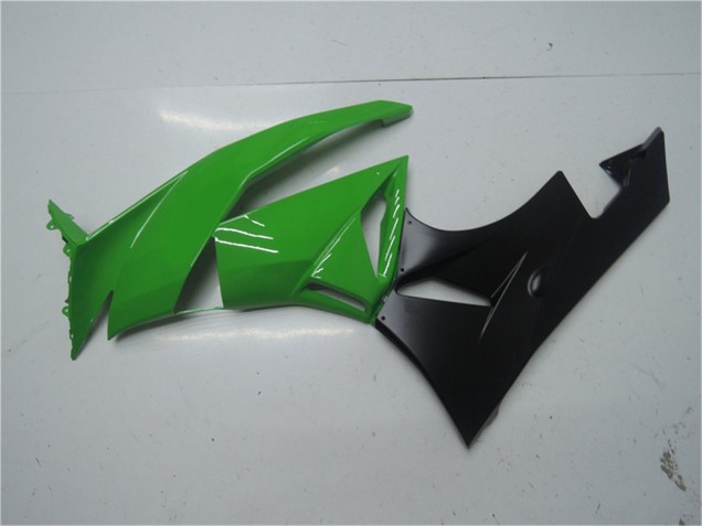 2009-2012 Green Glossy Black Kawasaki ZX6R Motorcycle Fairing Kits Canada