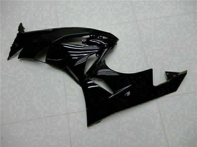 2009-2012 Glossy Black Green Kawasaki ZX6R Motorcycle Fairings Canada