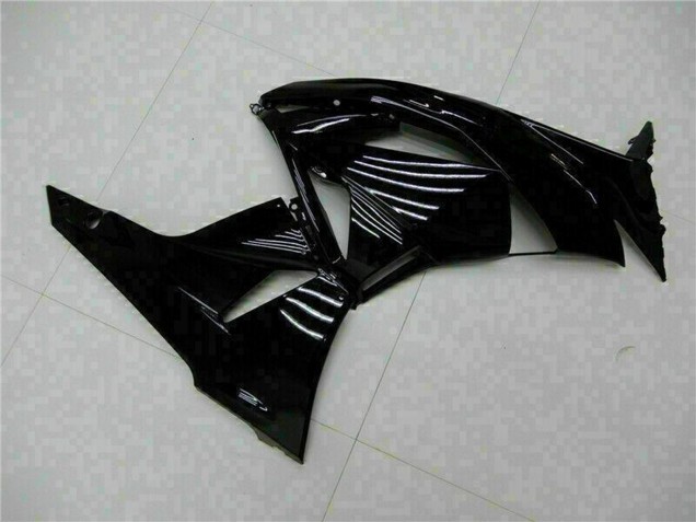 2009-2012 Glossy Black Green Kawasaki ZX6R Motorcycle Fairings Canada