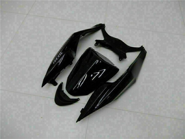 2009-2012 Glossy Black Green Kawasaki ZX6R Motorcycle Fairings Canada