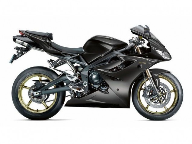 2009-2012 Matte Black Triumph Daytona 675 Triple Motorcycle Fairings Canada