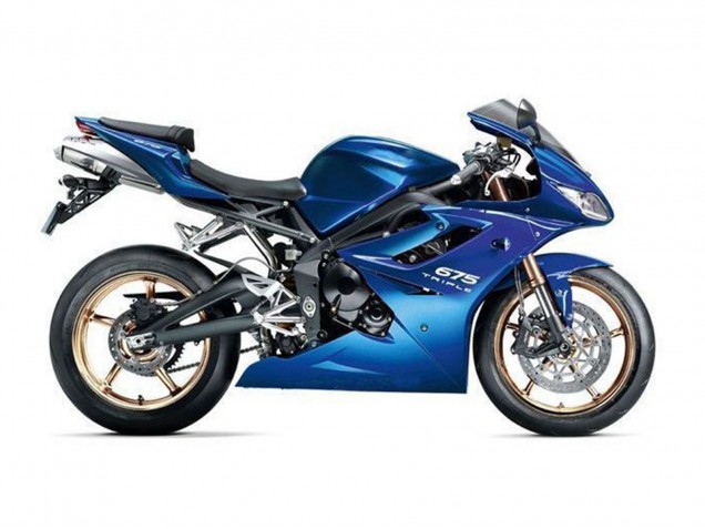 2009-2012 Blue Triumph Daytona 675 Triple Motorcycle Fairings Canada