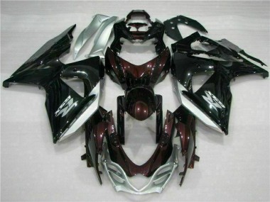 2009-2016 Glossy Black Silver White Suzuki GSXR 1000 Motorcycle Fairings Canada