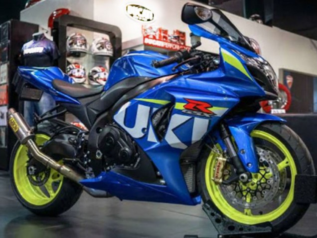 2009-2016 Blue Green White Suzuki GSXR 1000 Motorcycle Fairing Canada