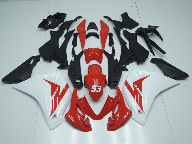 2011-2016 White Red Matte Black 93 Honda CBR125R Motorcycle Fairings Canada