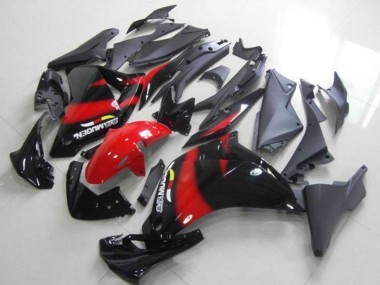 2011-2015 Glossy Black Red Honda CBR250RR Motorcycle Fairing Canada