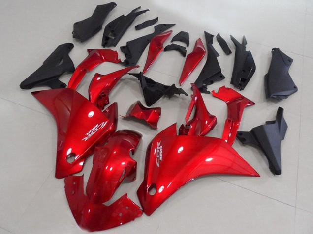 2011-2015 Red Matte Black Honda CBR250RR Motorcycle Fairings Canada