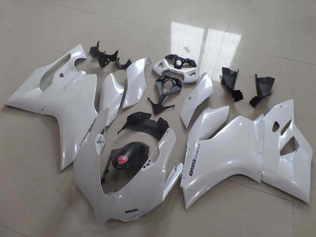 2011-2014 White Black Ducati 1199 Motorcycle Fairings Canada