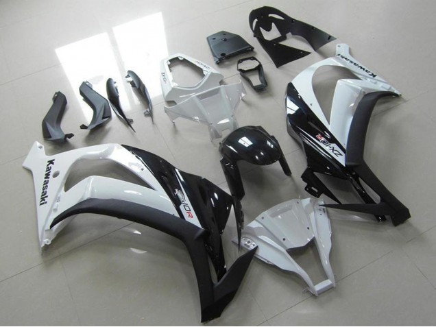 2011-2015 White Glossy Black Kawasaki ZX10R Motorcycle Fairing Canada