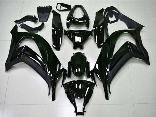 2011-2015 Glossy Black Kawasaki ZX10R Motorcycle Fairings Canada