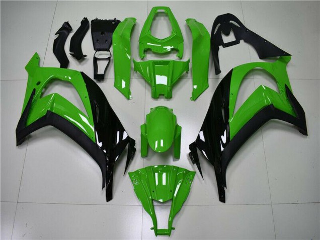 2011-2015 Green Glossy Black Kawasaki ZX10R Motorcycle Fairing Canada