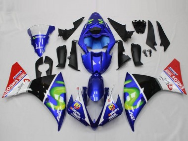2012-2014 Blue White Red Glossy Black Green ENEOS Yamalube Yamaha YZF R1 Motorcycle Fairings Canada